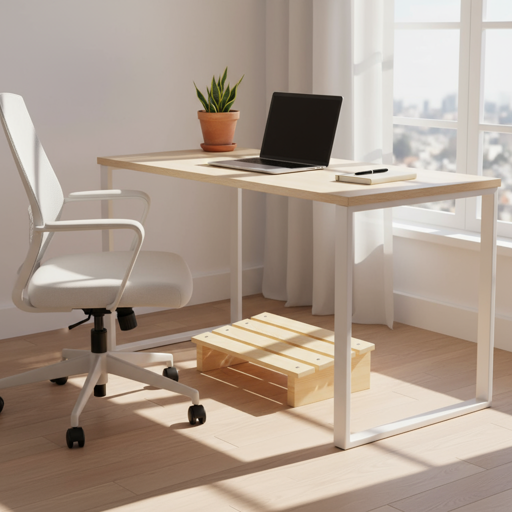 Desk foot rest product shot