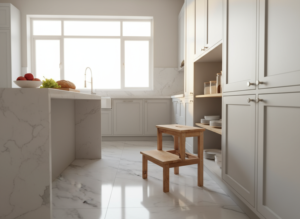 Kitchen Ladder in modern kitchen
