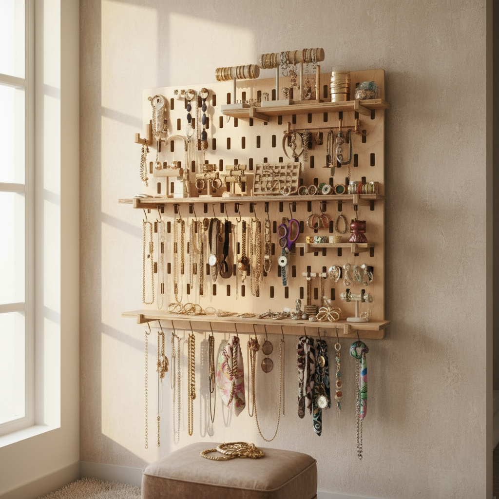PEGSY board fully loaded with accessories