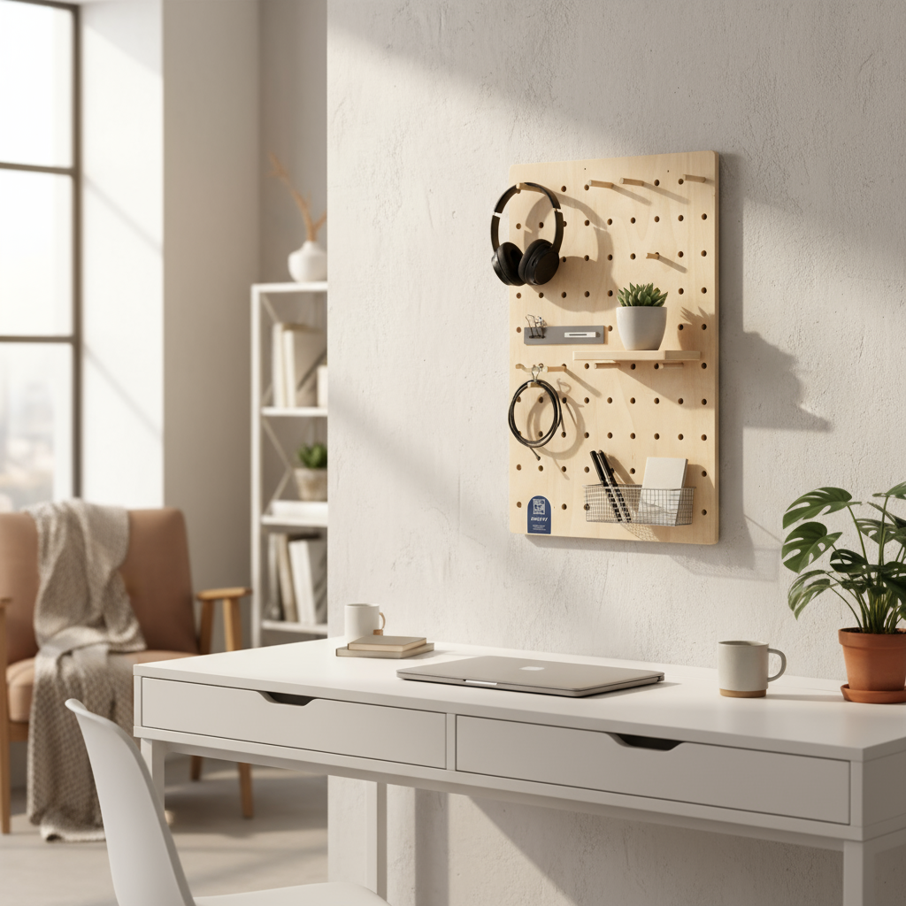 PEGSY Board in styled workspace