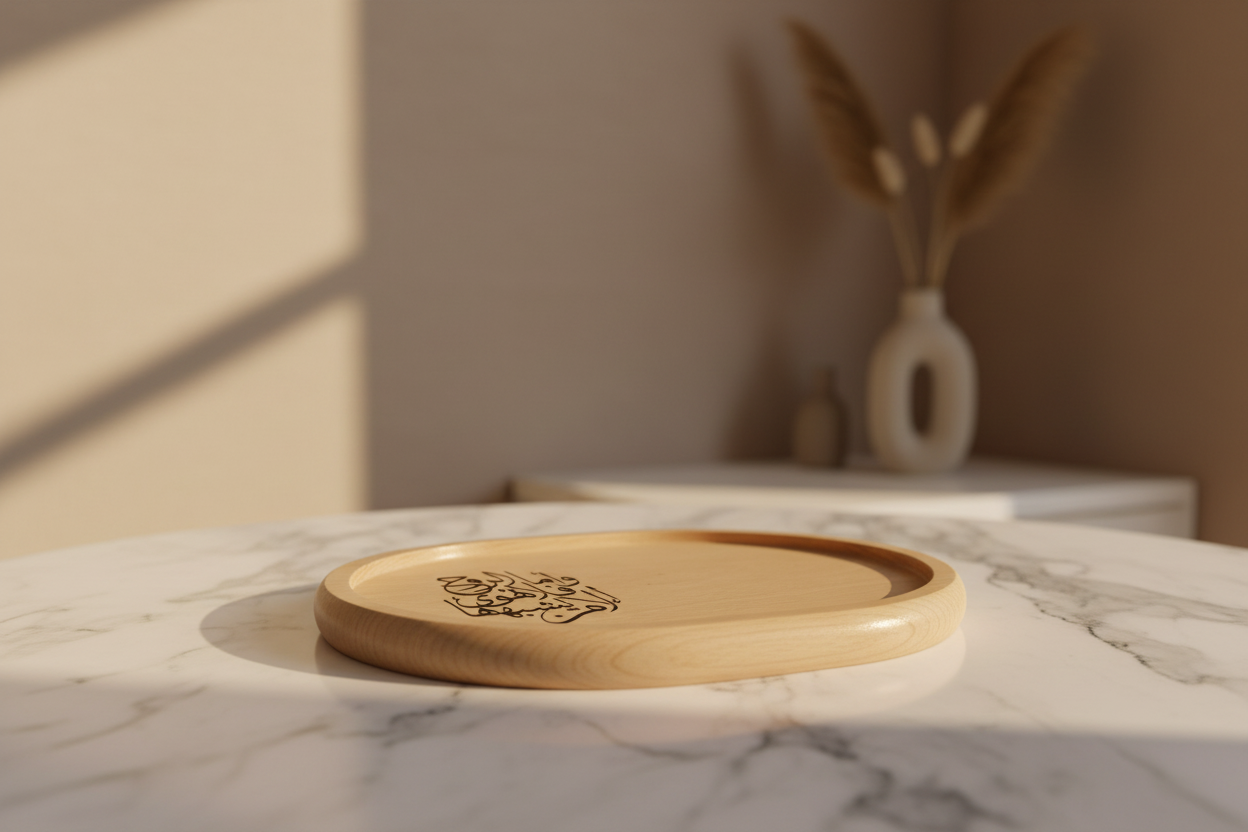 Tray with Premium Background